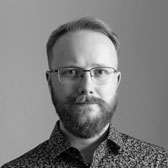 A black and white picture of Jacob